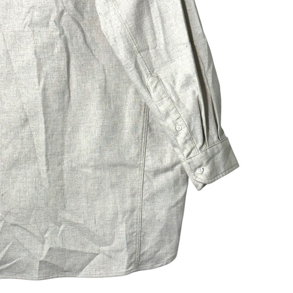 NWT Frank & Eileen Oversized McLoghlin Shirt Jacket Shacket in Natural size S - Picture 15 of 16